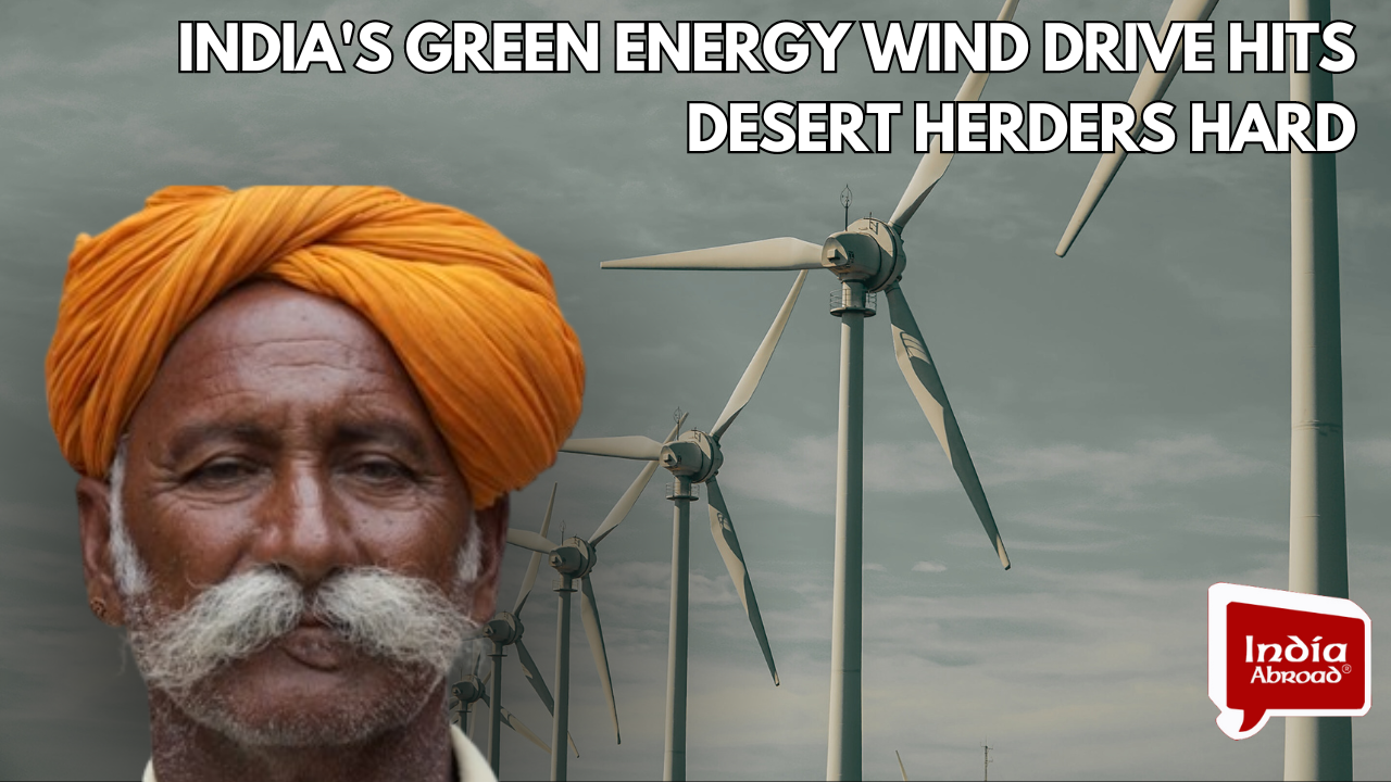 India's green energy wind drive hits desert herders hard